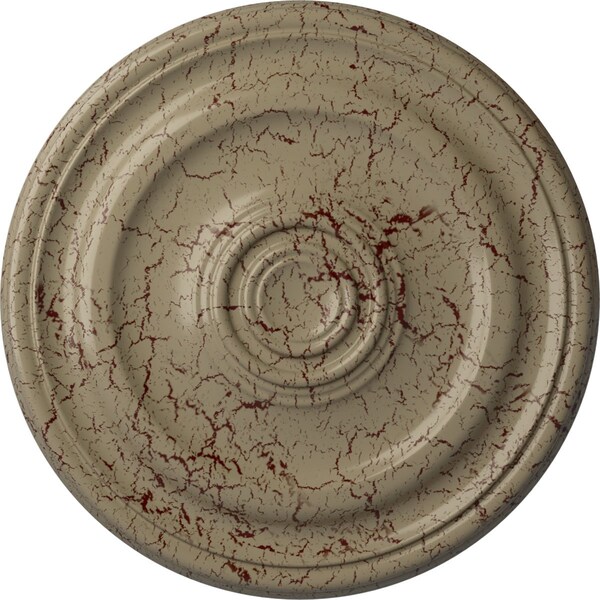 Ekena Millwork Devon Ceiling Medallion (Fits Canopies up to 3 5/8"), 15 3/4"OD x 1 1/2"P, Gobi Desert Crackle CM15DEGDC - main